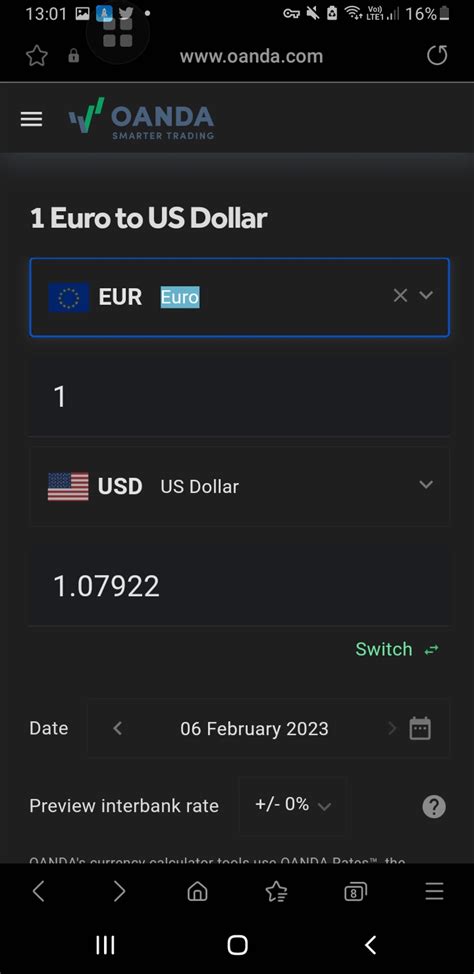 oanda currency converter today.